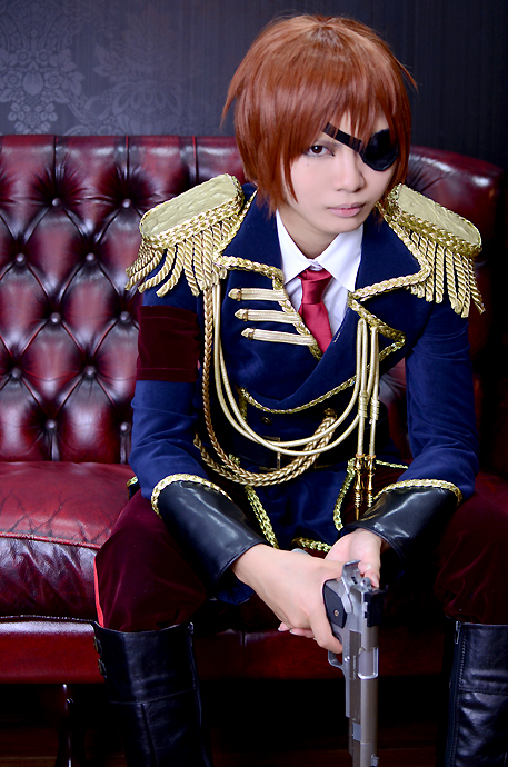 K】八田美咲 軍服コスプレ K 等身大タペストリー 八田美咲