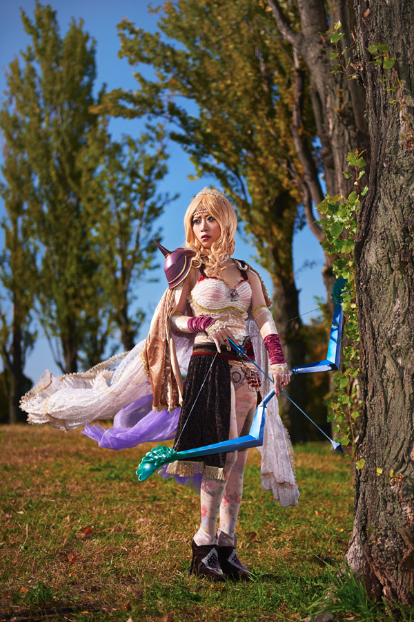 FINAL FANTASY Ⅳ ローザ・ファレル 女性Mサイズ位 コスプレ衣装