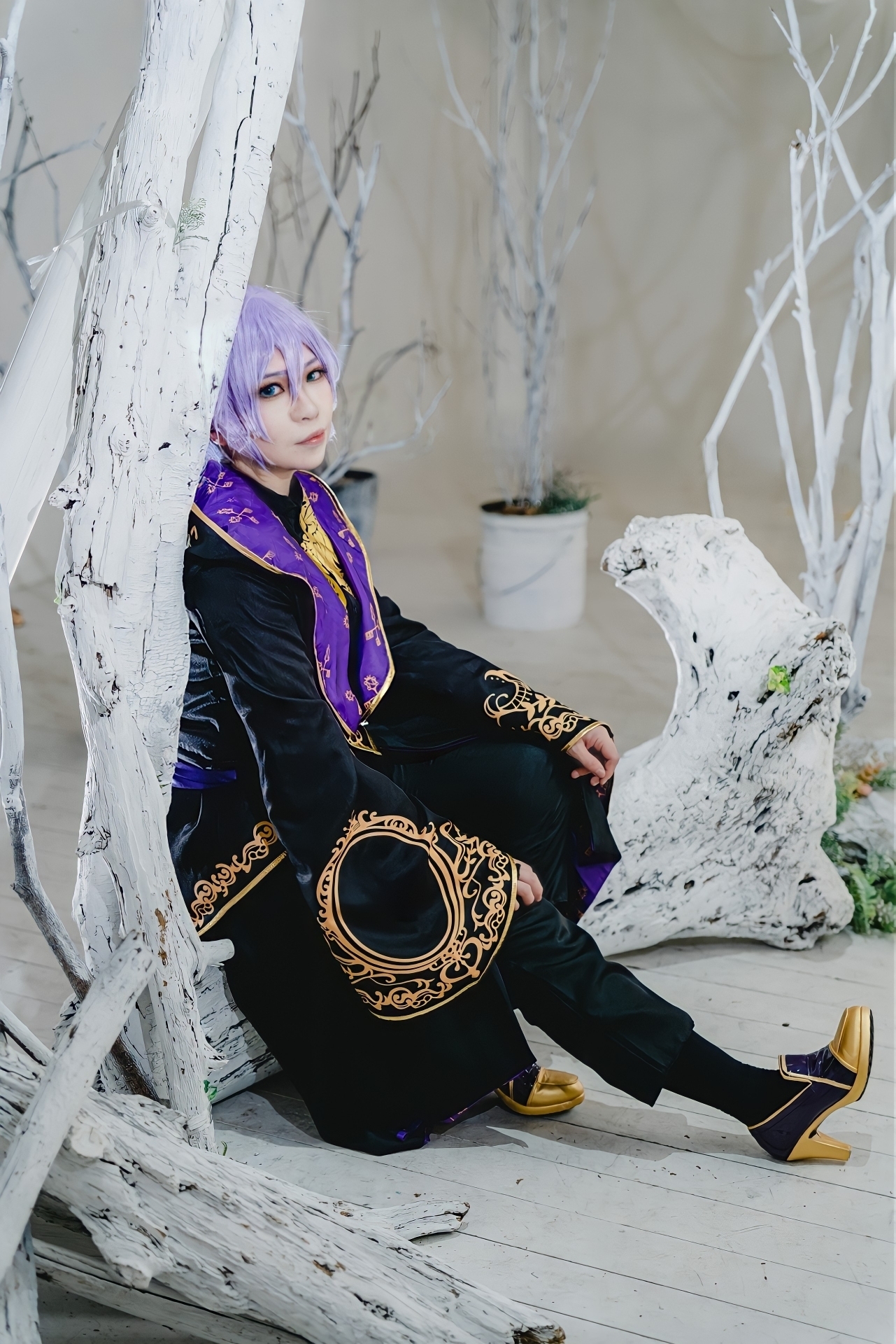 ツイステ エペル 式典服 コスプレ ウィッグ