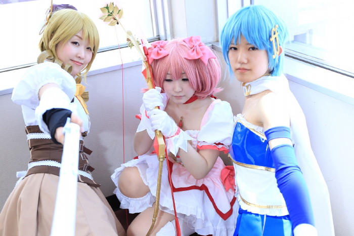 ICOS 魔法少女まどか☆マギカ コスプレ 巴マミ 衣装 ※ウィッグ 靴 追加