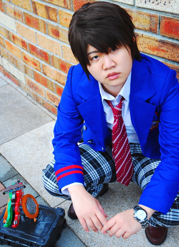 ぬ*ー様 仮面ライダーフォーゼ　天高　ネクタイ　歌星賢吾　鬼島夏児　コスプレ　衣 仮面ライダーフォーゼ 歌星賢吾(冬制服) - コスプレイヤーズアーカイブ