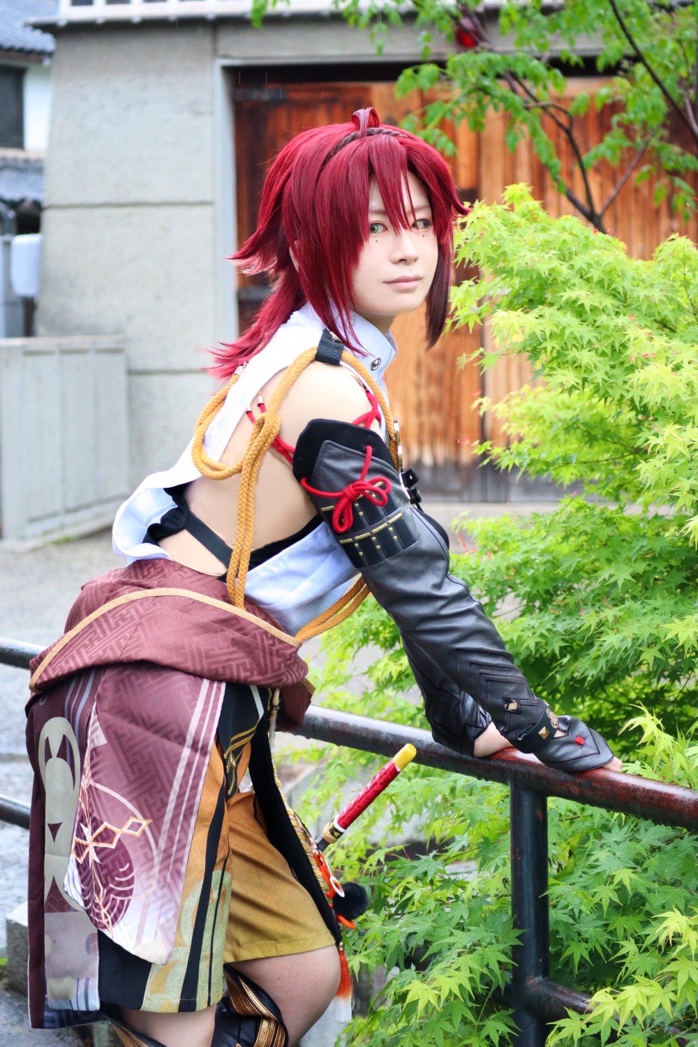立木 原神 鹿野院平蔵 コスプレ 三分妄想 原神 コスプレ 鹿野院平蔵 しかのいんへいぞ 衣装