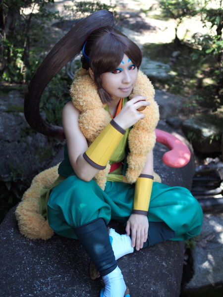 妖怪ウォッチ 大ガマ 風 コスプレ ウィッグ コスプレ写真詳細