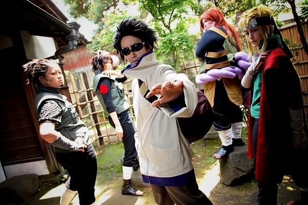 ナルト　油女シノ　コスプレ　衣装　ウィッグ　フルセット NARUTO -ナルト-疾風伝 油女シノ コスプレ衣装｜COSONSEN