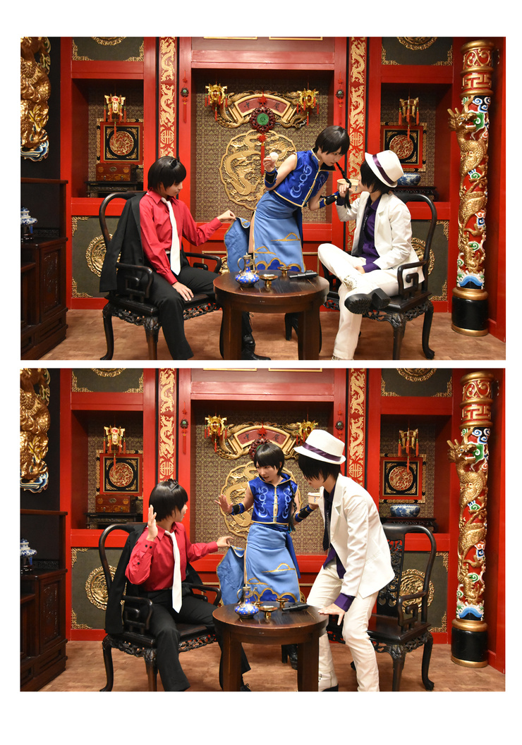 おそ松さん 松野カラ松(へそくりウォーズ:チャイナ) - コスプレ