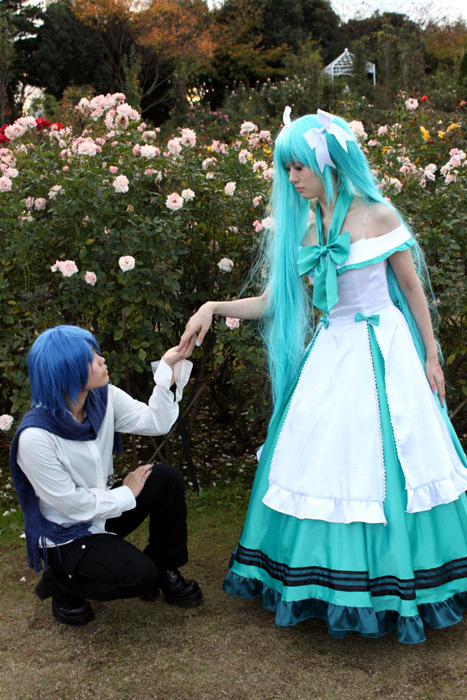 初音ミク 人柱アリス コスプレ衣装 ボーカロイド 初音ミク Princess Alice アリス コスプレ衣装
