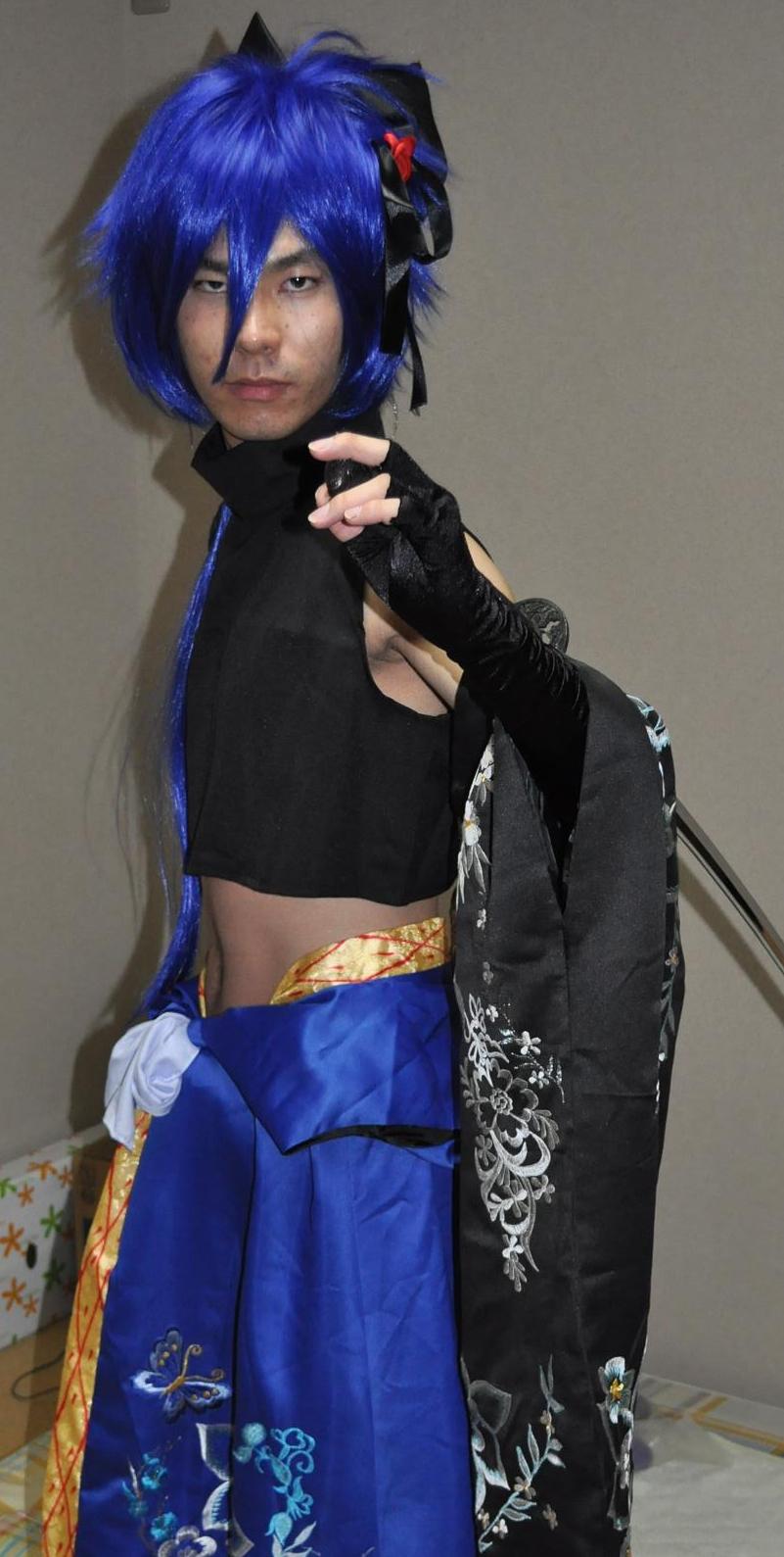 羽翼製 刹月華 KAITO コスプレ 浴衣 ボーカロイド 羽翼工作室