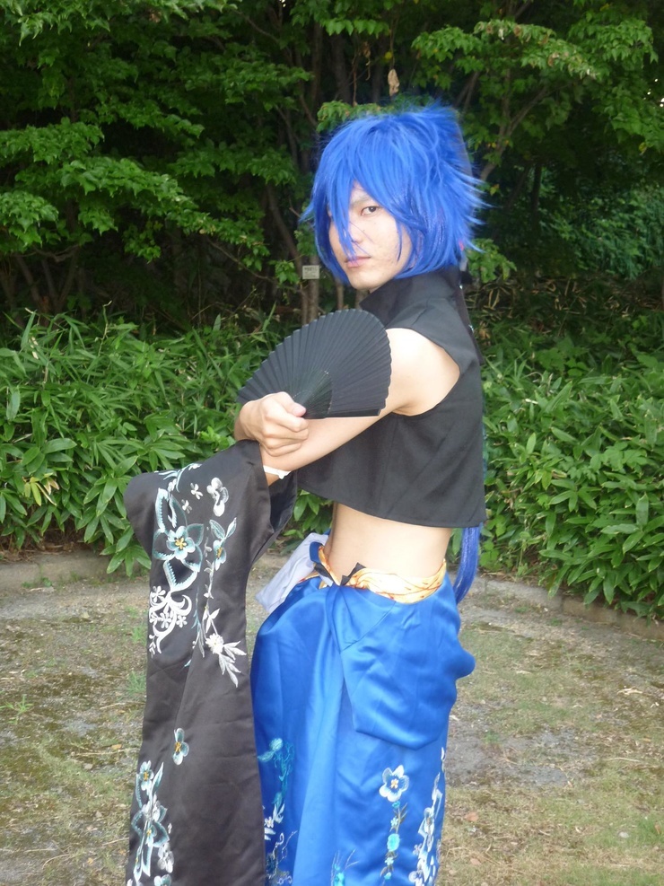 VOCALOID KAITO 刹月華 コスプレ 衣装 ウィッグ A-0179 KAITO 望月 ブラックサーカス コスプレ衣装 ウィッグ追加可 - メルカリ