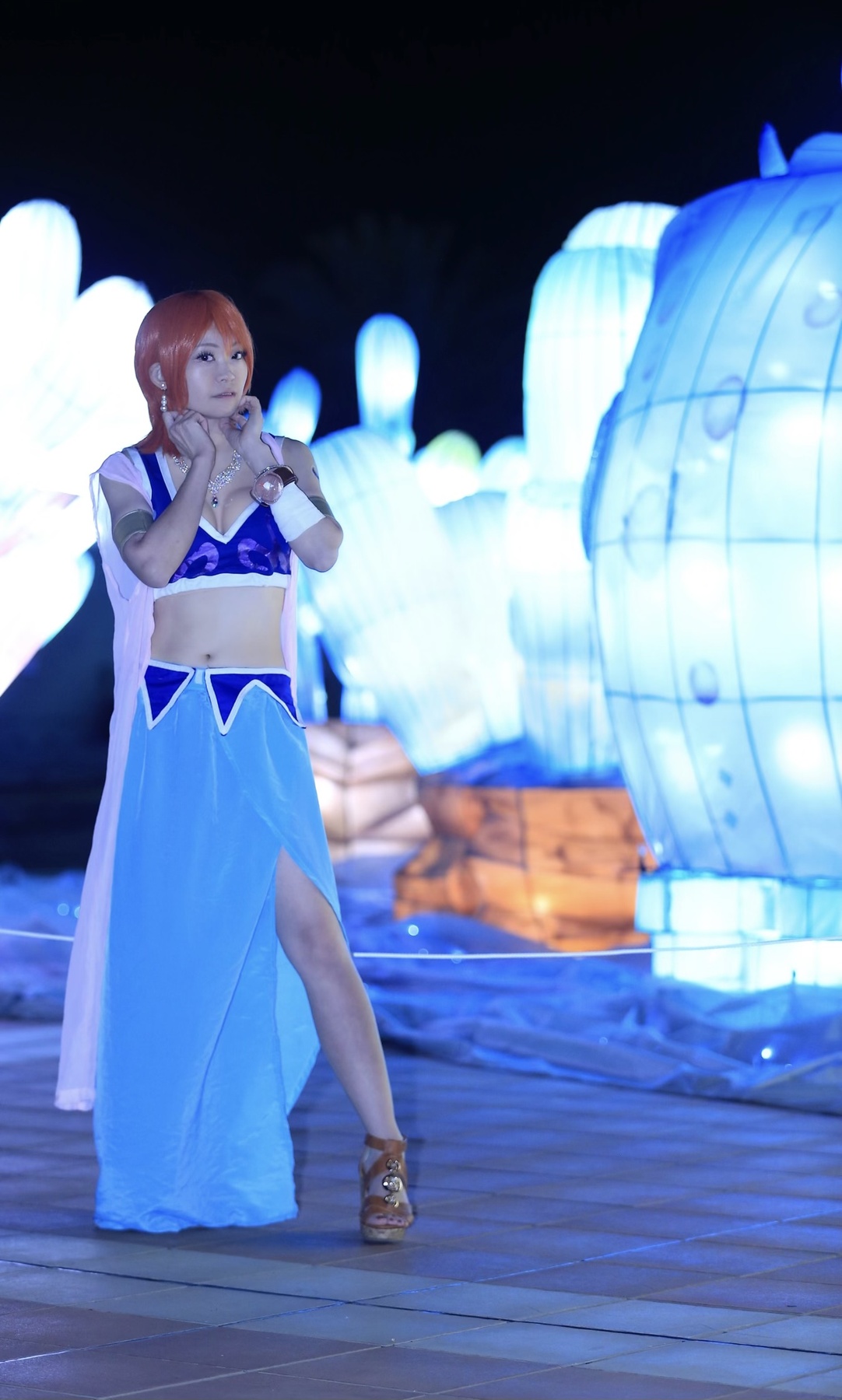 アラバスタ ワンピース ナミ コスプレ ナミのアラバスタの衣装 好き