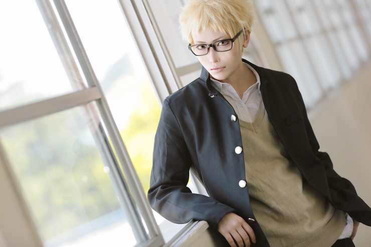 ハイキュー　月島蛍　制服　学ラン　にとたん セール⭐︎ハイキュー 月島蛍 缶バッジ ドリンク 制服 学ラン