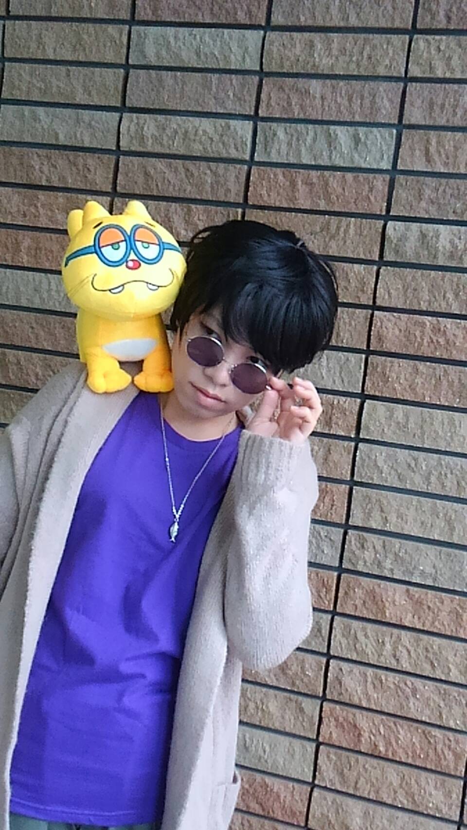 おそ松さん 一松 公式 ハッカー松 メガネ スマホケース
