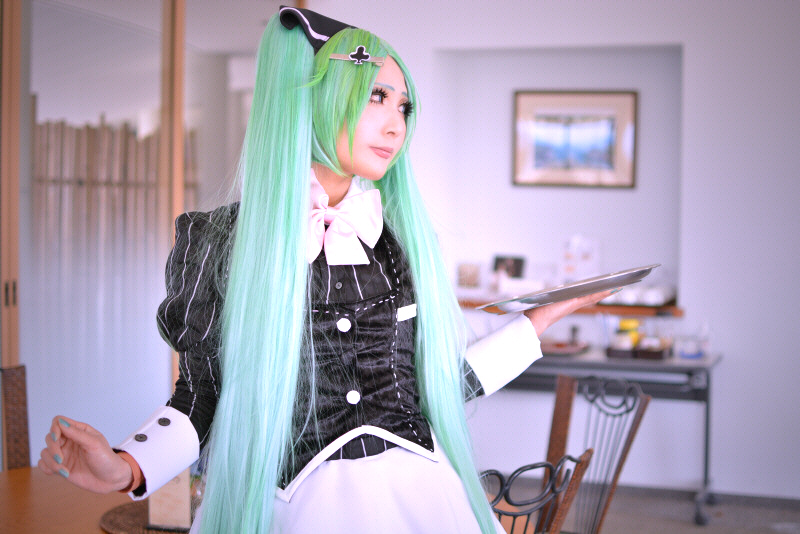 アウトレット 美品 初音ミク Project mirai クローバークラブ コスプレ