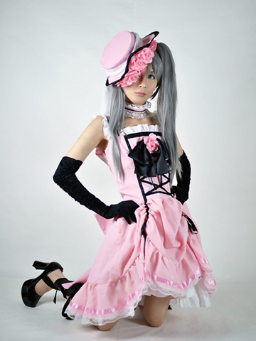 黒執事 シエル・ファントムハイヴ(駒鳥ミニ丈) - コスプレ 黒執事 シエル・ファントムハイヴ(駒鳥ミニ丈) - コスプレ