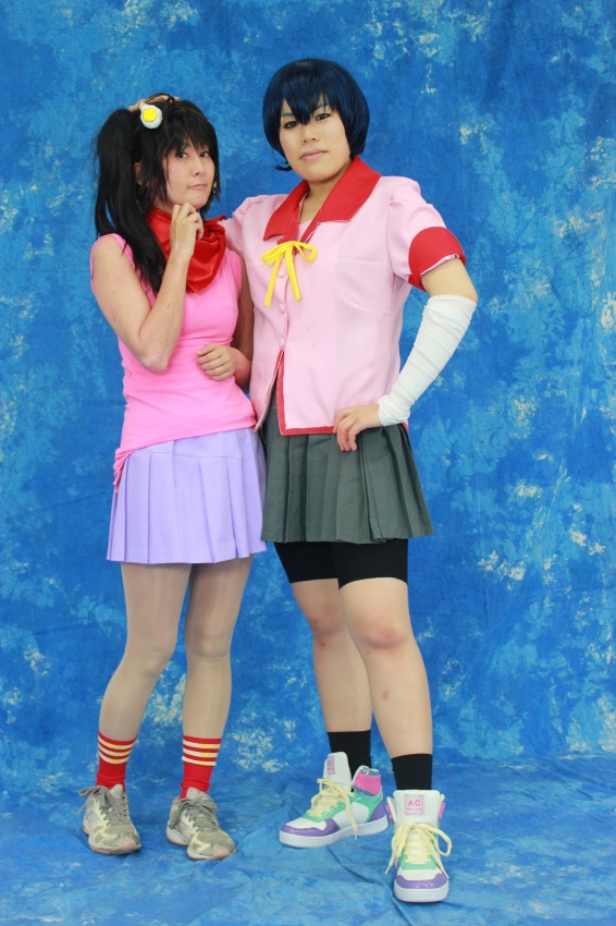 化物語 阿良々木月火風 コスプレ衣装 M Amazon.co.jp