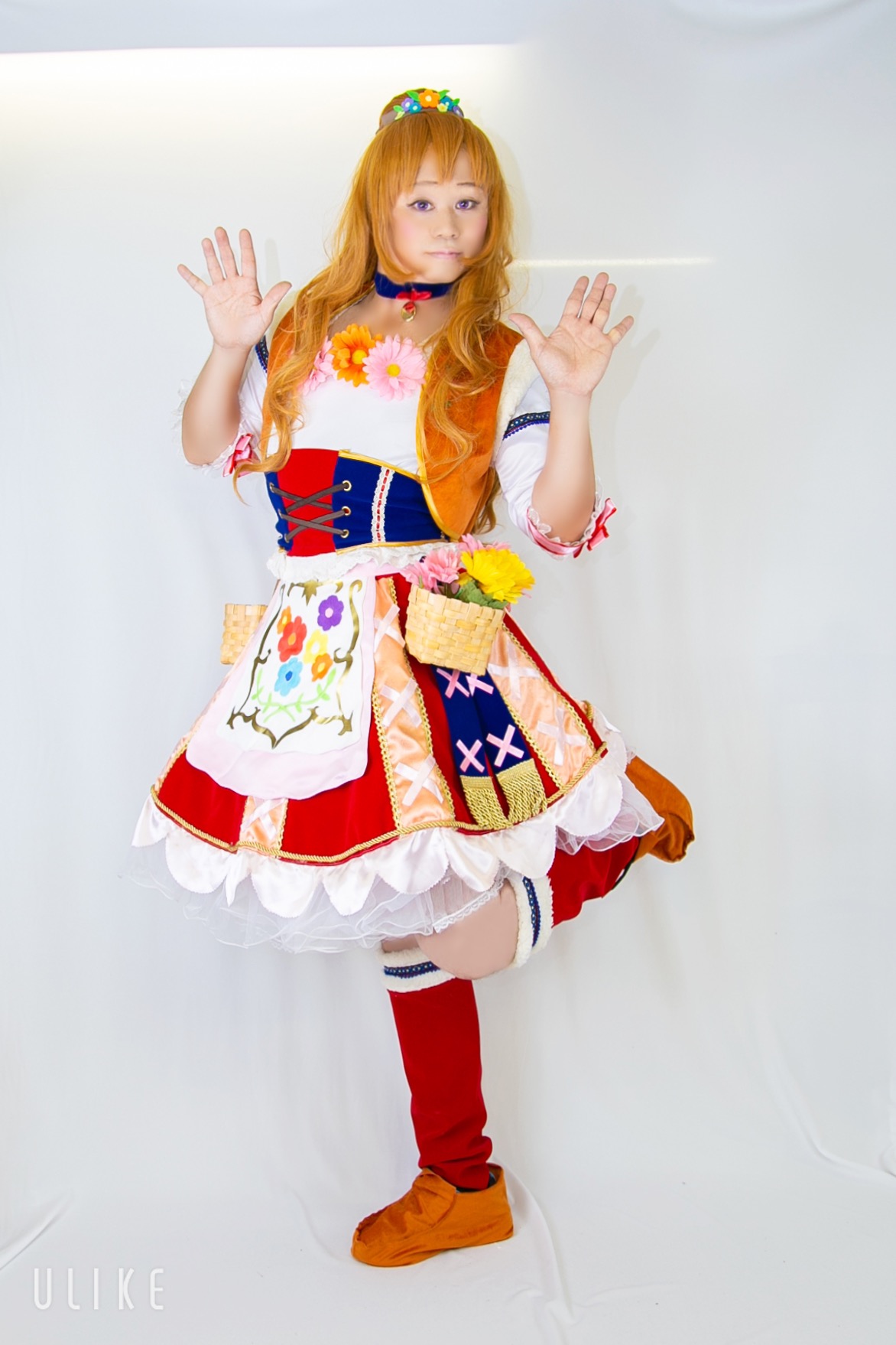 アイカツ！ 姫里マリア コスプレ衣装 ウィック付きフルセット アイカツ！ 姫里マリア コスプレ衣装 ウィック付きフルセットの
