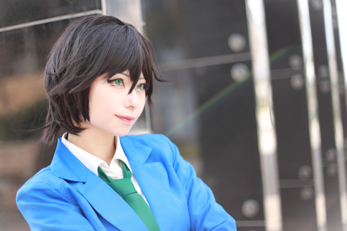 名探偵コナン 世良真純 コスプレウィッグ 弾き