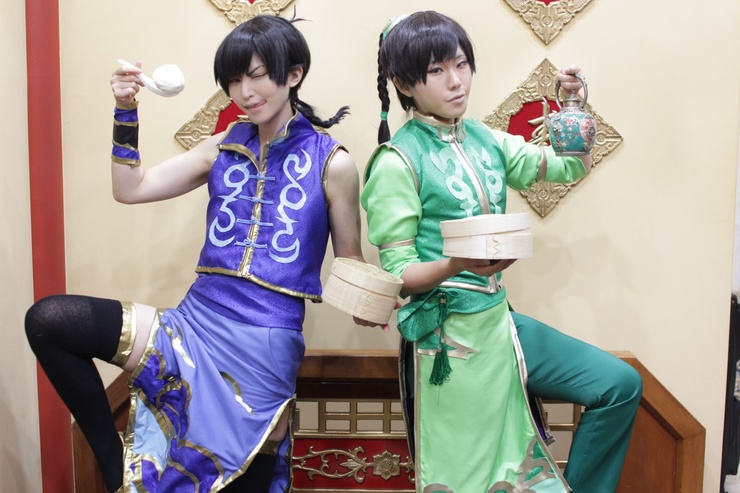 コスプレ衣装] おそ松 へそ ウォ チャイナ服 おそ松さん おそ松さんの