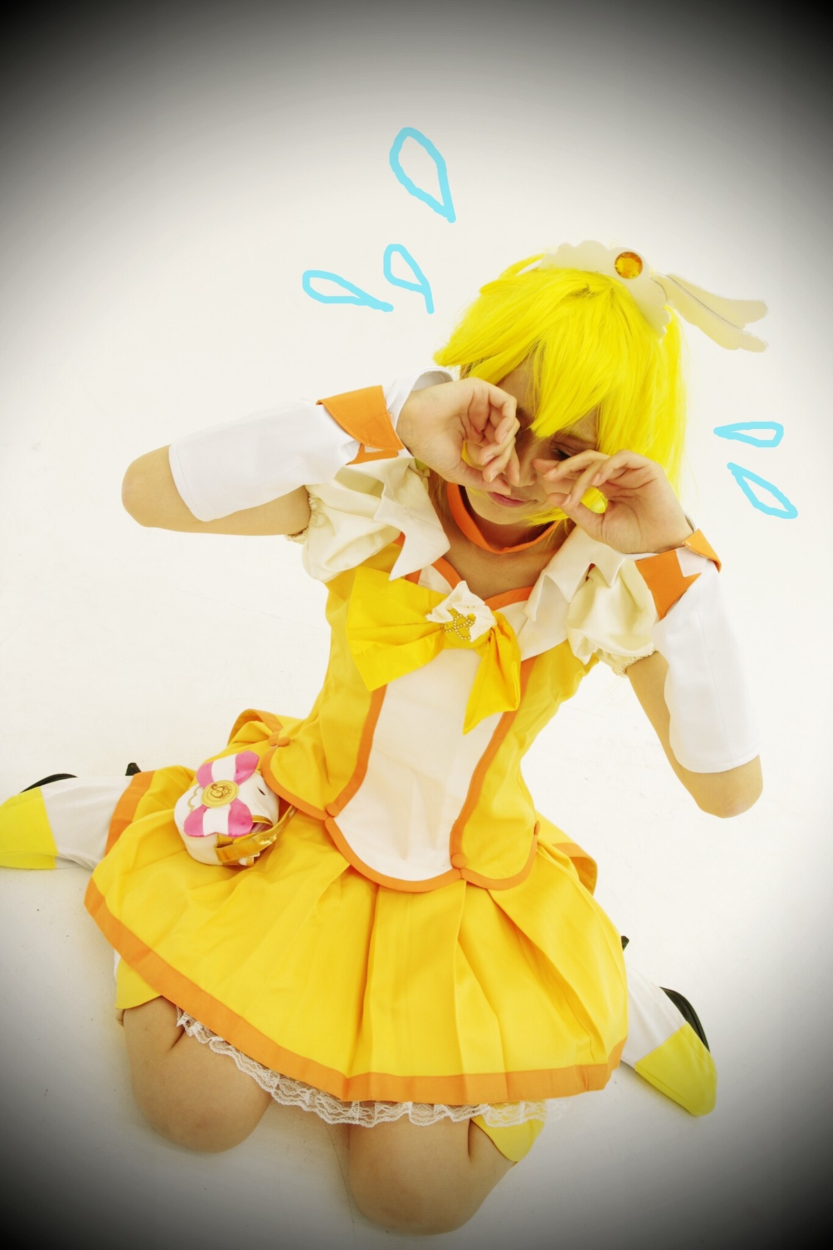 スマイルプリキュア キュアピース バッドエンドピース コスプレ衣装 L