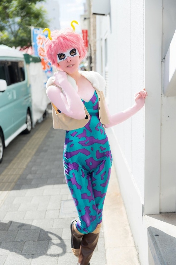 僕のヒーローアカデミア 芦戸三奈 コスプレ衣装 ❤️＋‎🤍 ⁡ #僕のヒーローアカデミア #myheroacademia #ashidomina