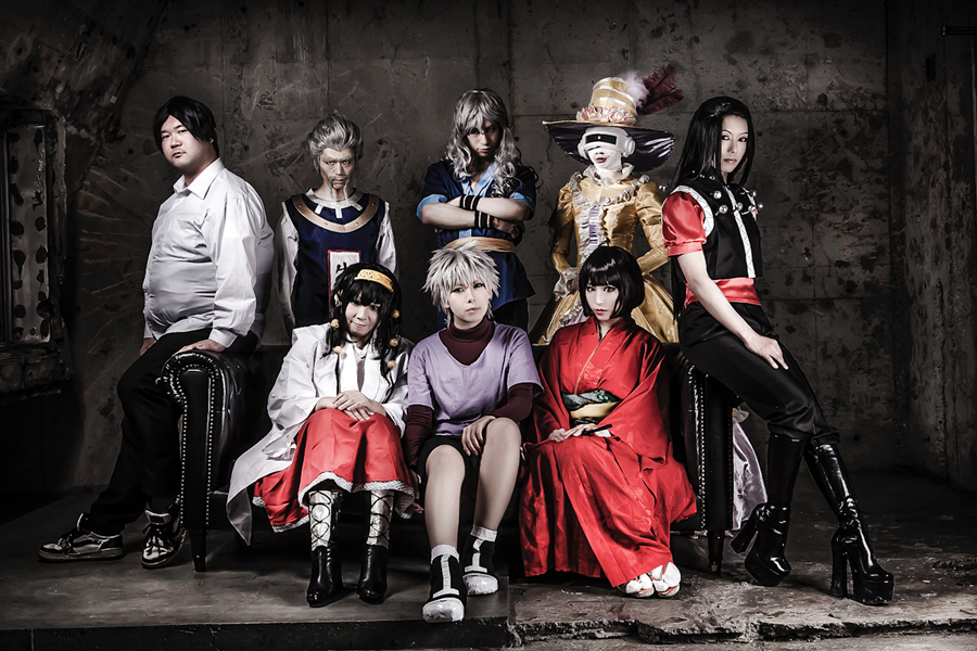 HUNTER×HUNTER カルト=ゾルディック コスプレ衣装風 靴とウィッグ 別売り