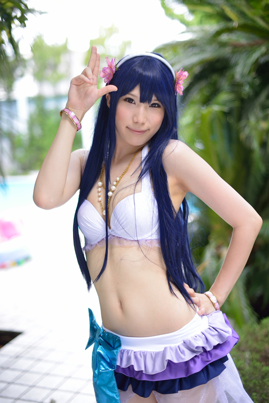 ラブライブ μ’s 園田海未 水着編 コスプレ 衣装 ラブライブ 園田海未 水着 | Vings(ヴィングス)