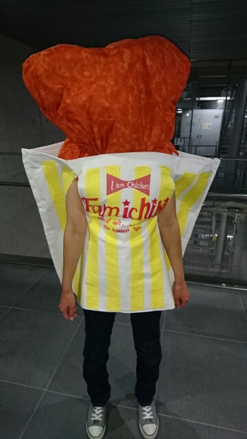 ファミチキ先輩コスチューム コスプレ 忘年会新年会に♪