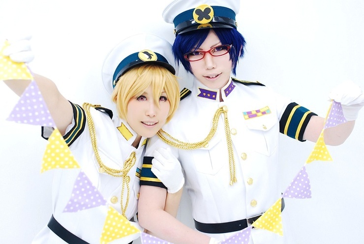 Free! Spoon 白軍服 竜ヶ崎怜 コスプレ - コスチューム・コスプレ