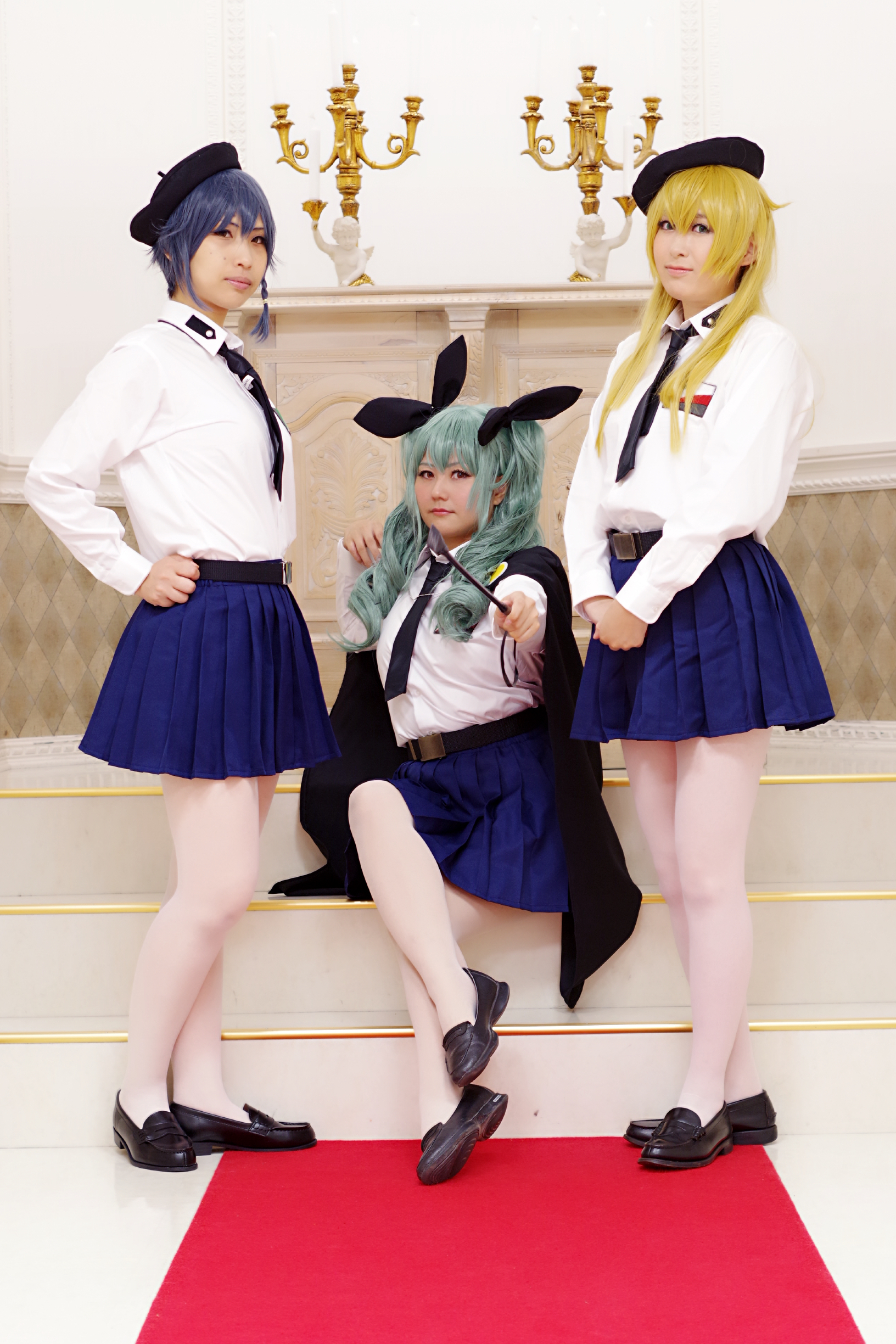 ガルパン アンツィオ高校 女子制服　上下Mサイズ（アンチョビセット） ガルパン アンツィオ高校 女子制服 上下Mサイズ（アンチョビセット