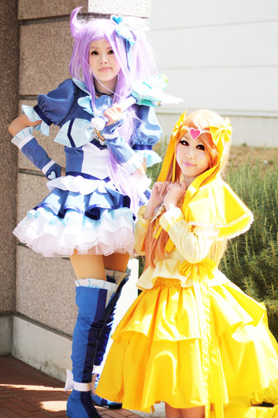 スイートプリキュア衣装 キュアビート コスプレ スイートプリキュア 調