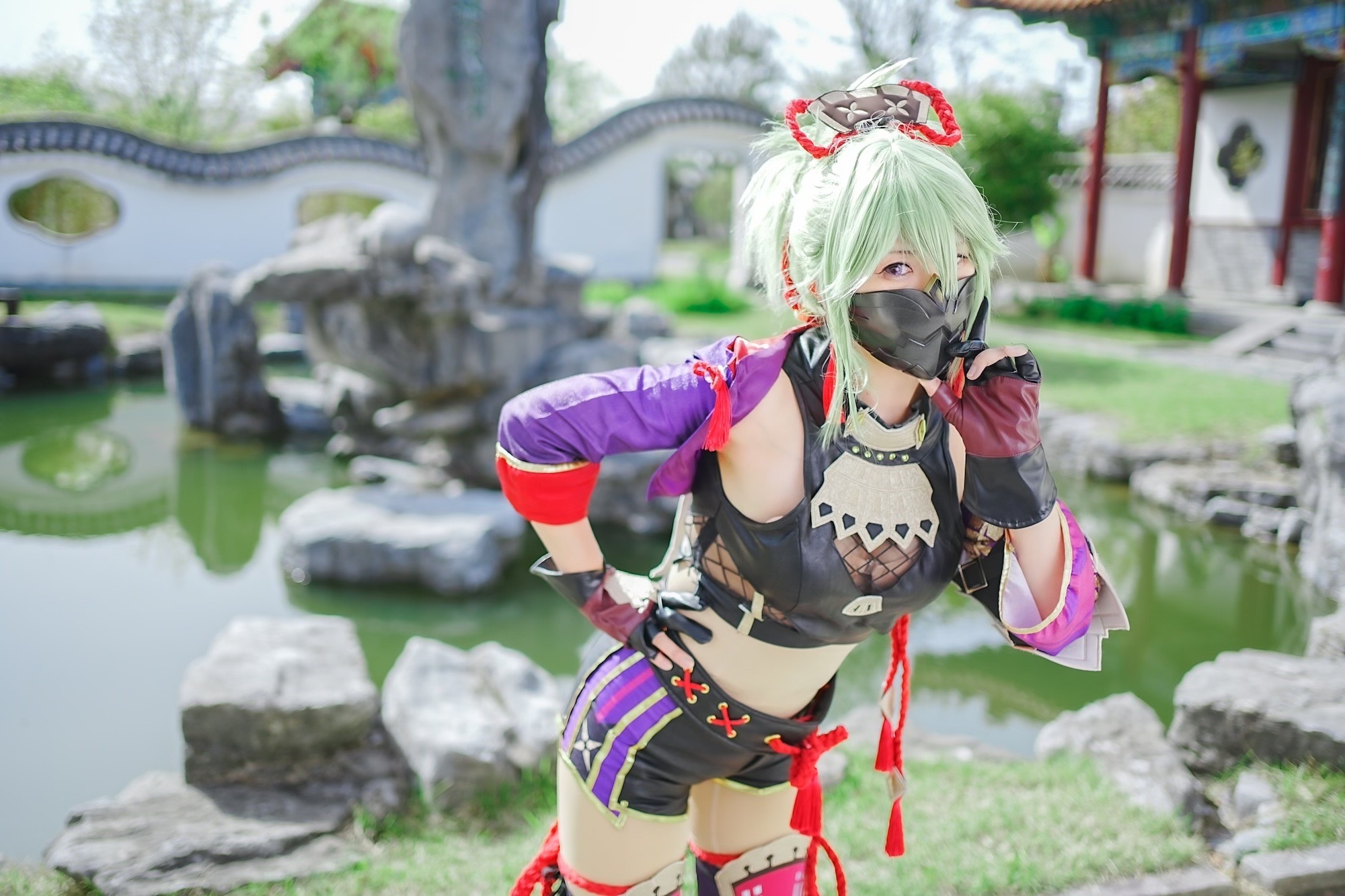 久岐忍 コスプレ 三分妄想 原神 Genshin 久岐忍 くきしのぶ コスプレ