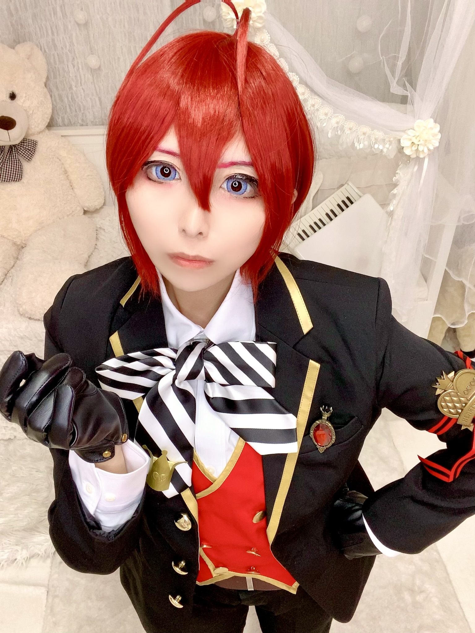 ツイステッドワンダーランド リドル・ローズハート(制服) - コスプレ