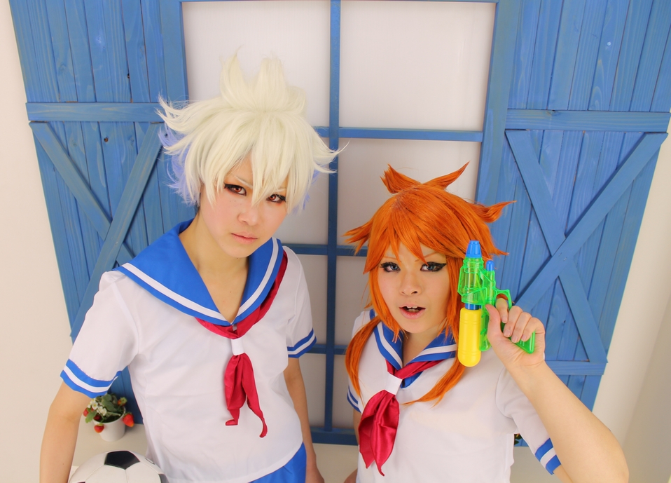 イナズマイレブン コスプレ ウィッグ 雨宮太陽 イナズマイレブンGO 雨宮太陽(新雲学園ユニフォーム) - コスプレ