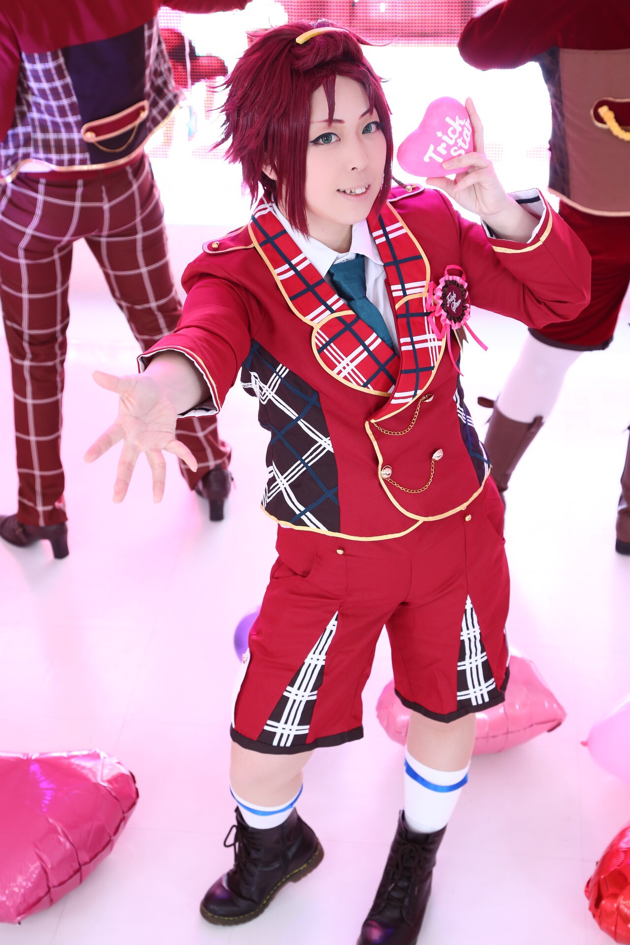 あんスタ　衣更真緒　男子制服＋パーカー＋ACOS製ショコラフェス　エプロン　衣装 あんスタ 衣更真緒 男子制服＋パーカー＋ACOS製ショコラフェス