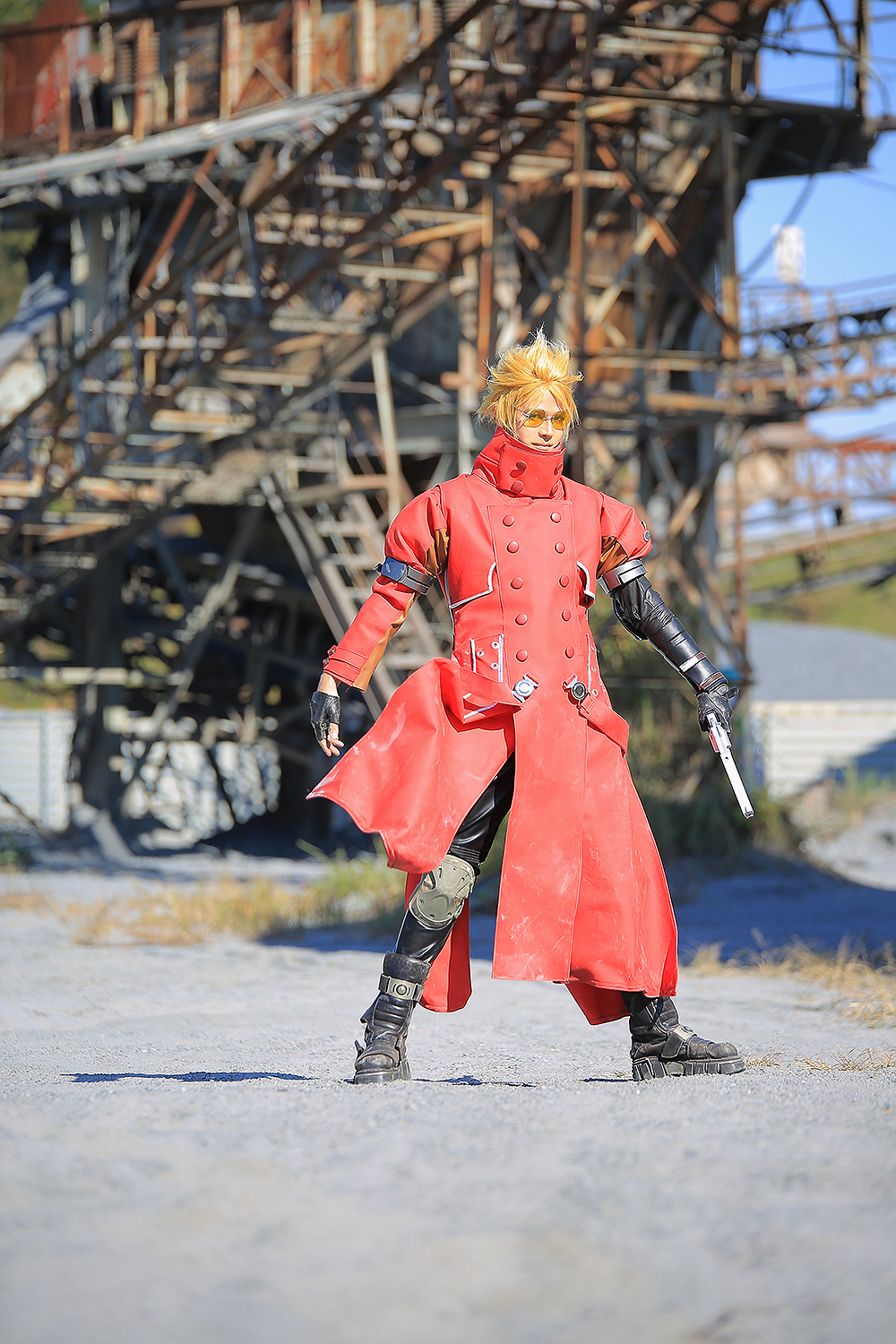 TRIGUN STAMPEDE ヴァッシュ コスプレ ウィッグ付き - コスプレ