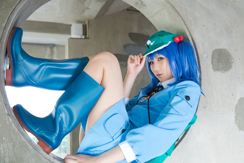 cox063東方Project 東方風神録 河城にとり コスプレ衣装