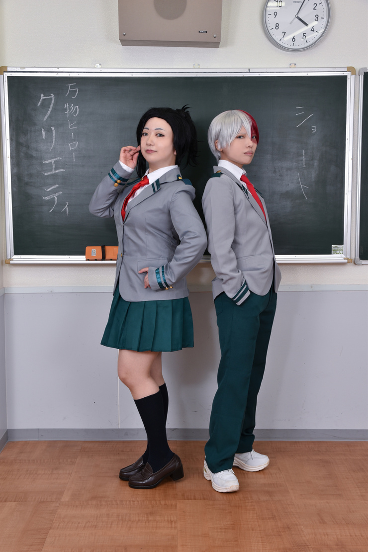 ヒロアカ 轟焦凍 ヒーロースーツ ヒロス ショート コスプレ MHA 雄英