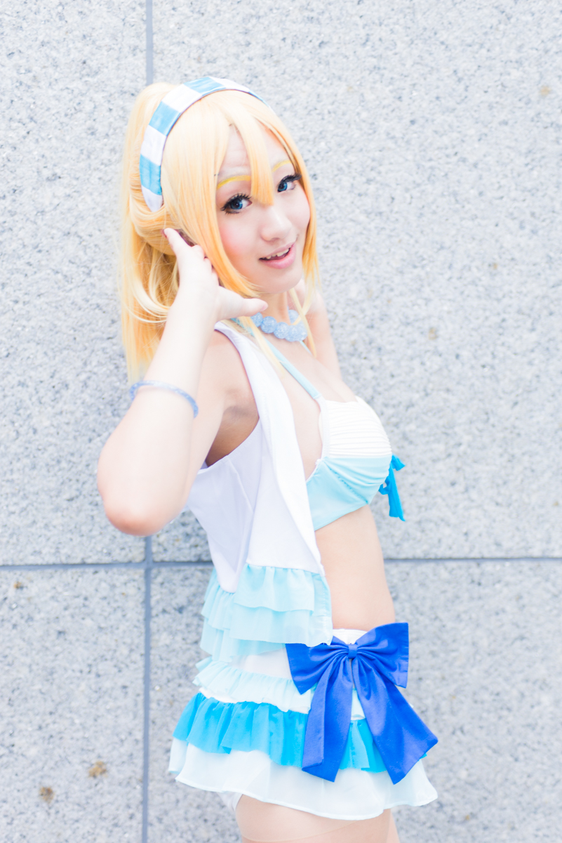 ラブライブ! 絢瀬絵里 夏色えがおで1,2,Jump! 衣装 コスプレ Lサイズ