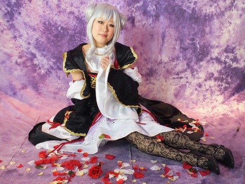 人気ブランド VOCALOID亜種】弱音ハク 龍ノ啼ク箱庭拠リ コスプレ コスプレ衣装