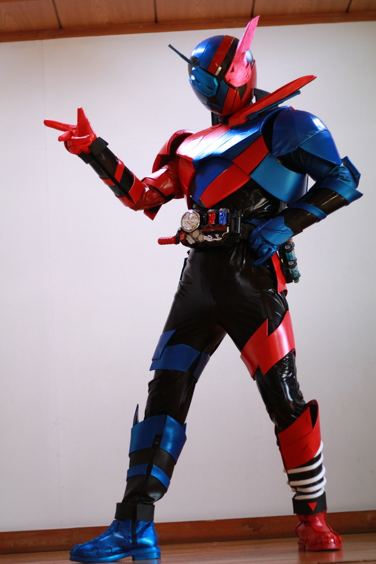 仮面ライダービルド 特撮仕様コスプレ衣装 一体型（複眼発光） 仮面ライダービルド コスプレ衣装 フルセット - Etsy 日本