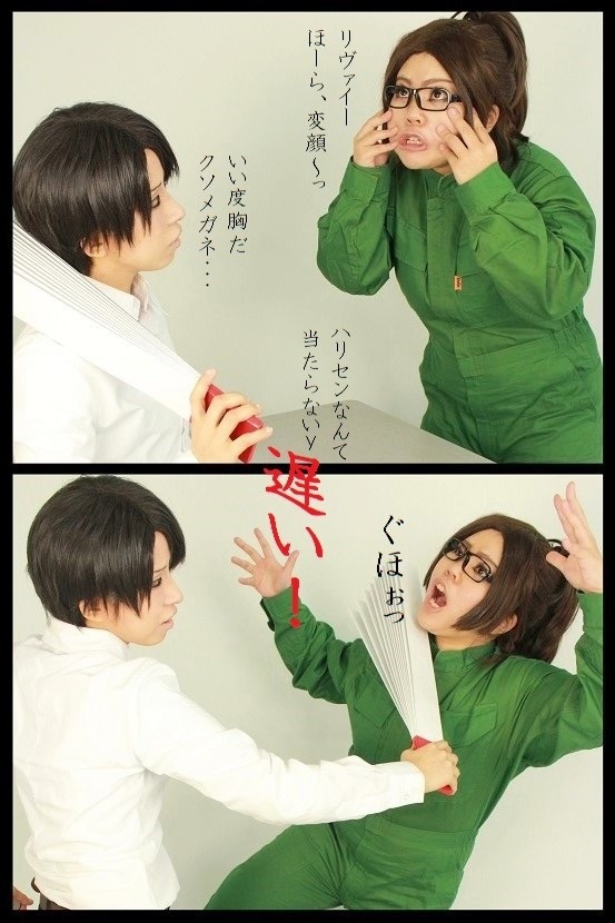 進撃の巨人 巨人中学校 アンブレラマーカー アクキー リヴァイ ハンジ 進撃の巨人 巨人中学校 アンブレラマーカー アクキー リヴァイ