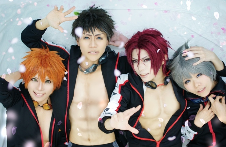 Free! 御子柴 百太郎 風 ウィッグ 【カラー変更可】 Free! 風