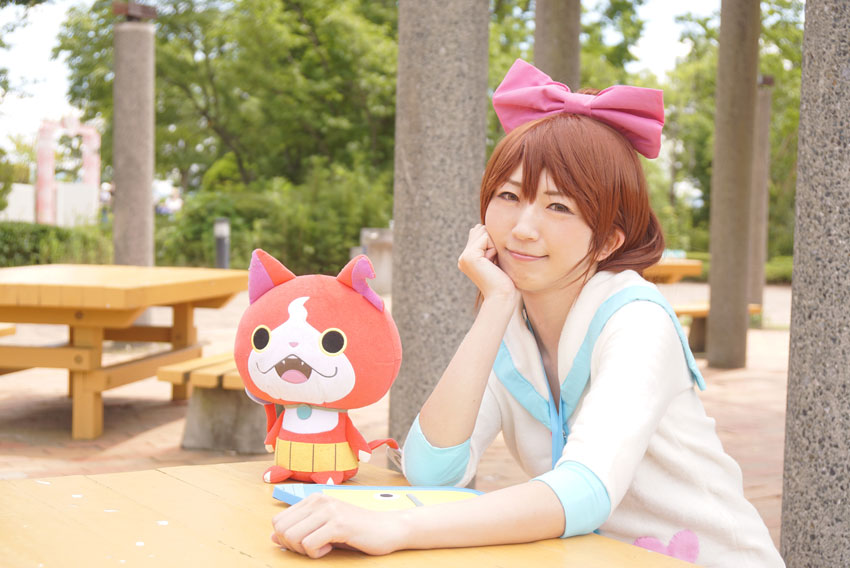 Amazon.co.jp: [HSDM] 和顺の动漫 コスプレ 妖怪ウォッチ フミ