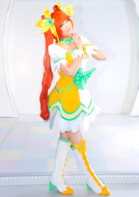 ドキドキプリキュア キュアロゼッタ コスプレ 衣装 - コスプレ