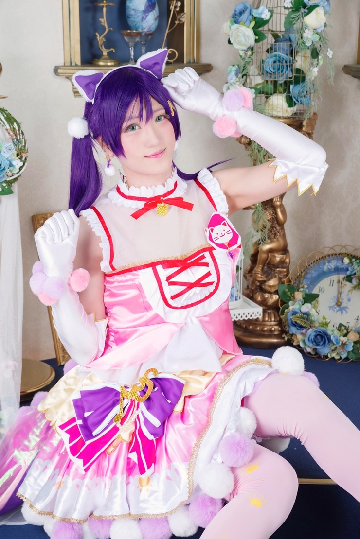 ラブライブ！キャットツインテール 東條希 コスプレ-