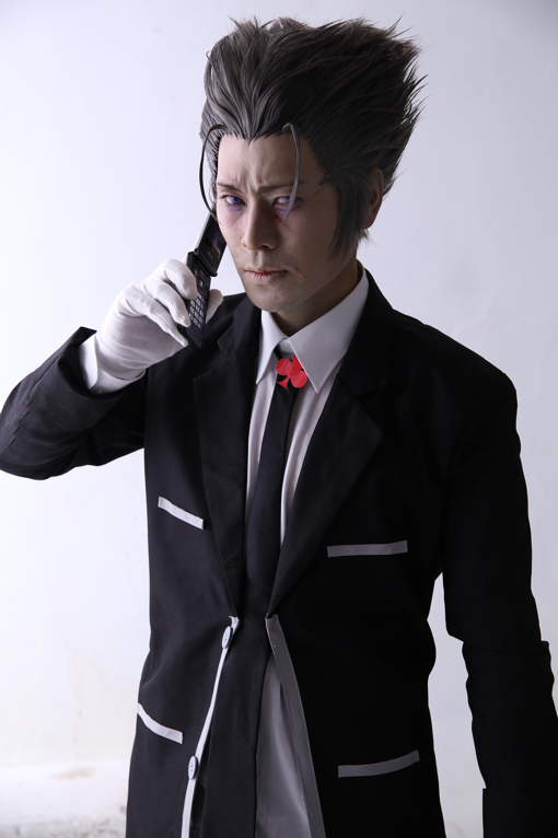Amazon.co.jp: [NOVSKI] コスプレ衣装 貝木泥舟 コスプレ衣装