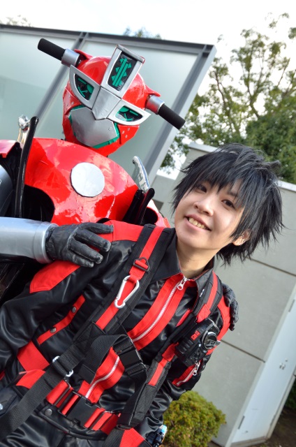 特命戦隊ゴーバスターズ 桜田ヒロム コスプレ 衣装 最終値下げ 桜田ヒロム レッドバスター コスプレ 衣装 公式 M