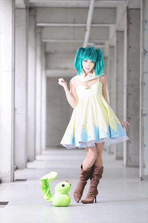 マクロスfrontier ランカ リー 私服 黄色ワンピース コスプレイヤーズアーカイブ