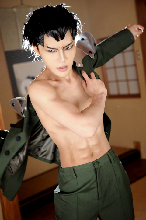 コードギアス 反逆のルルーシュ 藤堂鏡志朗 日本解放戦線軍服 コスプレイヤーズアーカイブ