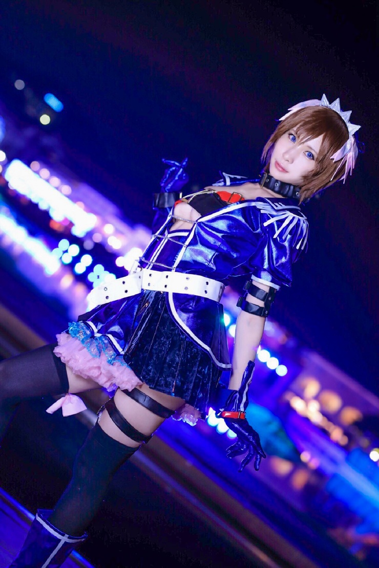 MEIKO nostalogic ブルークリスタル コスプレ衣装 ウィッグ付き