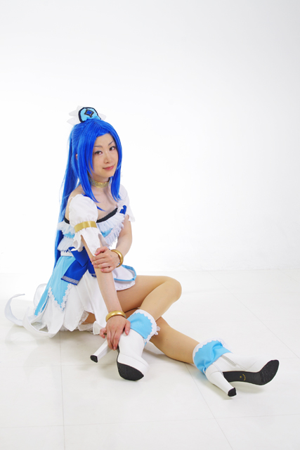 ドキドキ!プリキュア　菱川六花　キュアダイヤモンド　コスプレ衣装　靴　ウィッグ コスプレウィッグ ドキドキ!プリキュア 菱川六花(キュアダイヤモンド